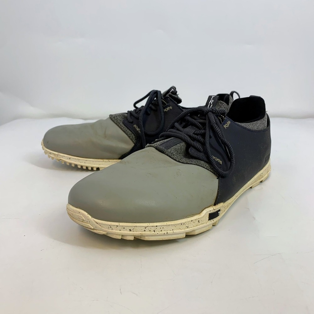 Mens GRAY TR Fore Golf Shoes Low Top Lace‎ Up Performance Sneakers